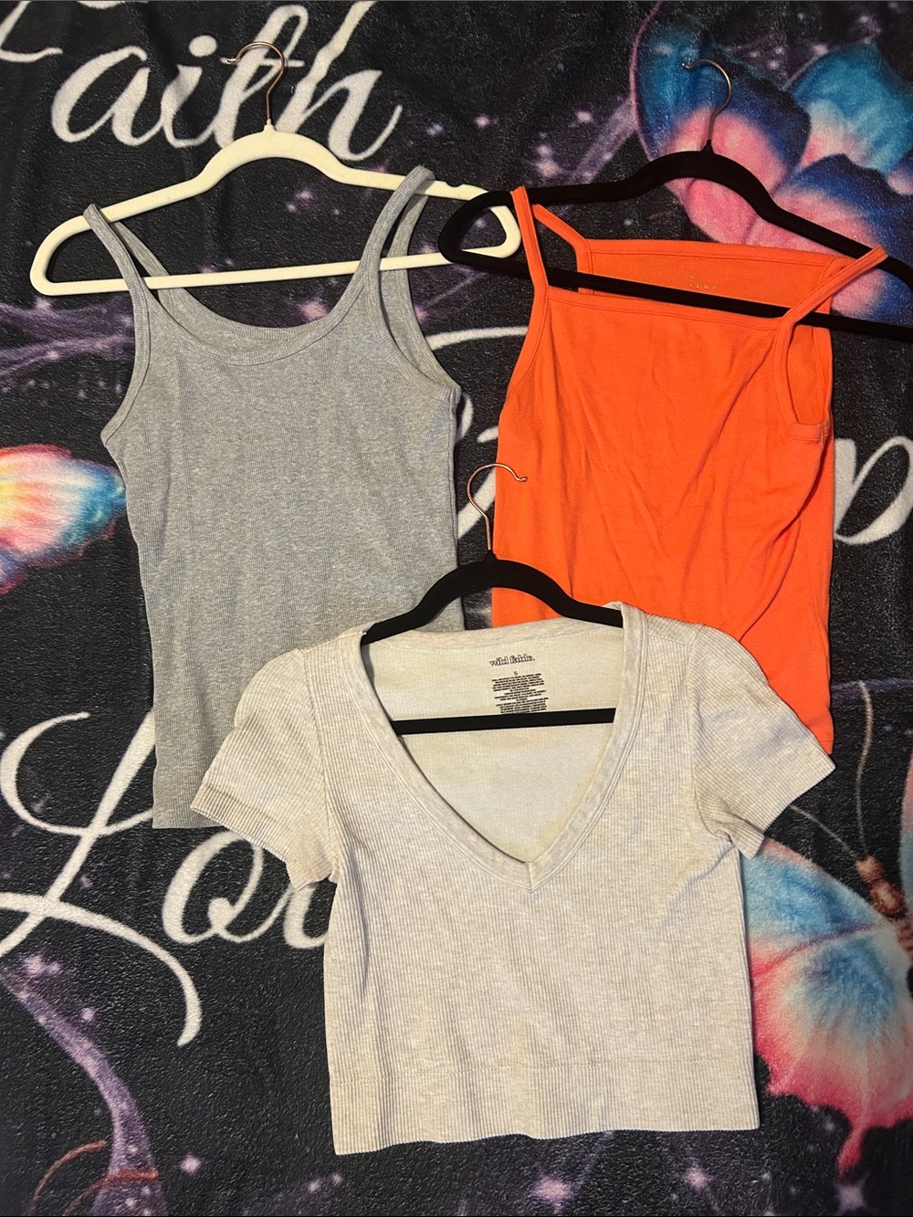 Target Women's Tank & Ribbed V-Neck Crop Top Set (3/$12)